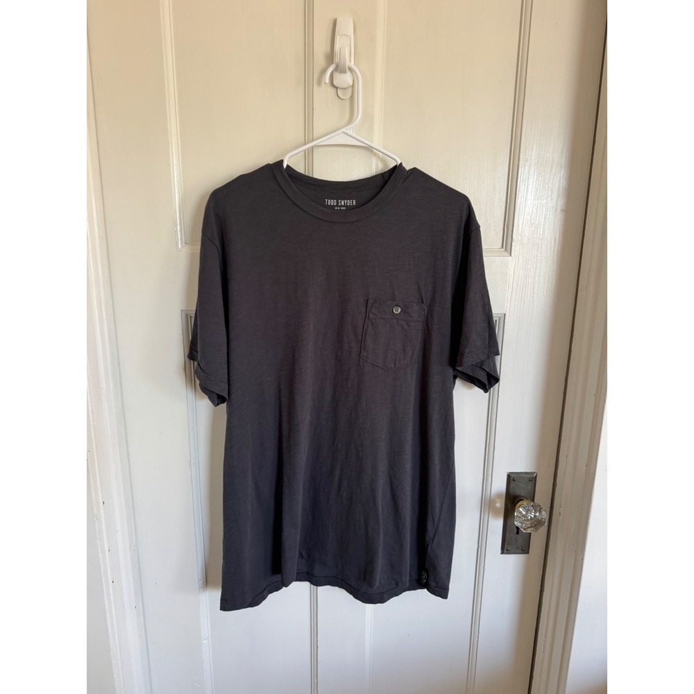 Todd Snyder dark gray Homespun Jersey tee size xl